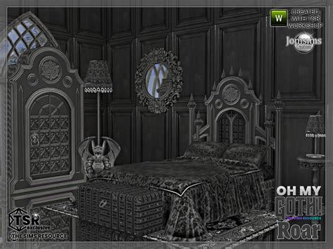 The Sims Resource Oh My Goth Roar Bedroom