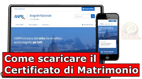 Come Scaricare Il Certificato Di Matrimonio Lo Fai Online