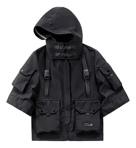 Chaquetas Completas Windbreaker Techwear Para Hombre Streetw Cuotas