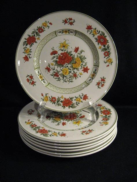 Villeroy Boch Summerday Dinner Plates Seven Ebay