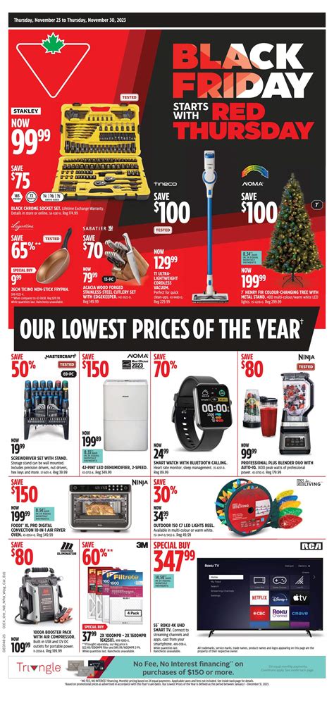 Canadian Tire Black Friday Flyer November 23 To 30 2023