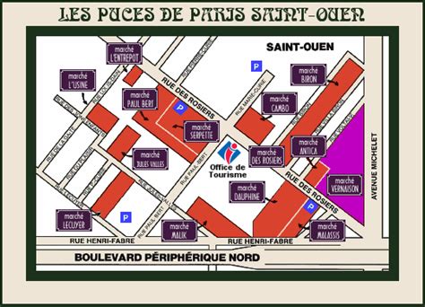 History Of The Paris Saint Ouen Flea Market VERNAISON Marche Rue Des