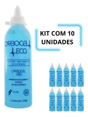 Gel Condutor Para Ecg Carbogel G Kit X