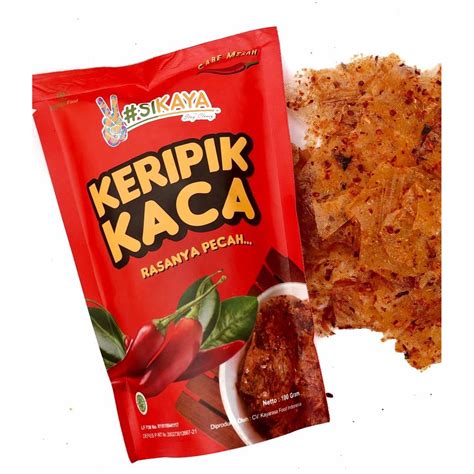 Jual Keripik Kaca/Keripik Beling Pedas SIKAYA Indonesia|Shopee Indonesia