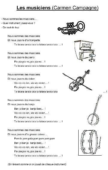 Pingl Par Allysson Goset Sur Activit Po Sie Chansons Maternelle