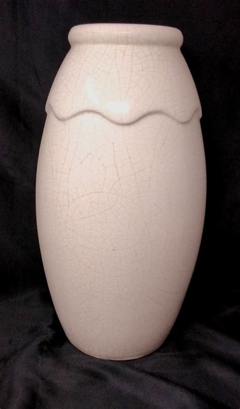 Proantic Grand Vase Art D Co C Ramique Craquel E Attribu E Pri