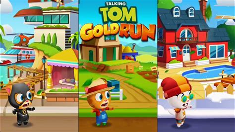 Talking Tom Gold Run Ginger Character And Angela Character Super