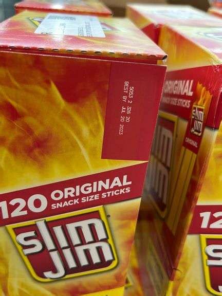 (31) BOXES OF SLIM JIMS (120 PER BOX) - Earl's Auction Company