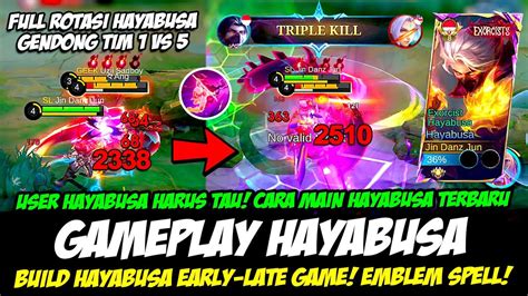 Gameplay Hayabusa Exorcist Vs Hero Meta Cara Main Hayabusa Terbaru