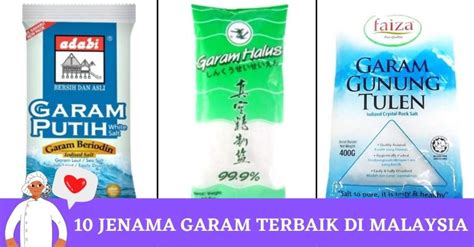 10 Jenama Garam Terbaik Di Malaysia 2025 Berkualiti And Terbaik