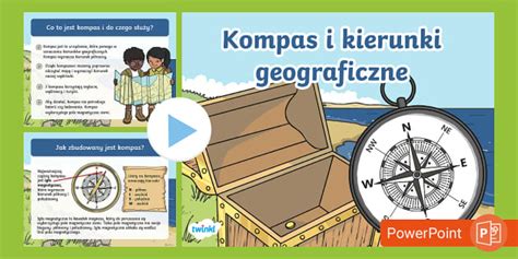 Kompas I Kierunki Geograficzne Prezentacja Powerpoint