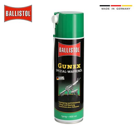 Ballistol Gunex Waffenöl Spray Flasche 400 Ml