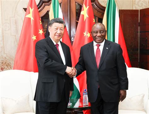 La Chine Et L Afrique Du Sud Conviennent De Construire Une Communaut