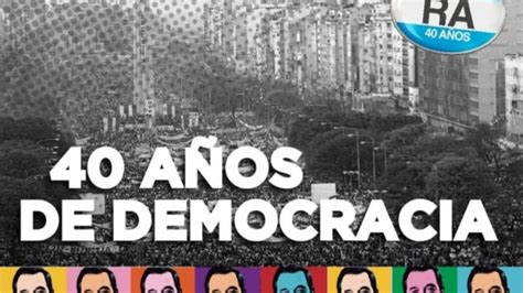 La UCR conmemora los 40 años del retorno a la democracia Diario