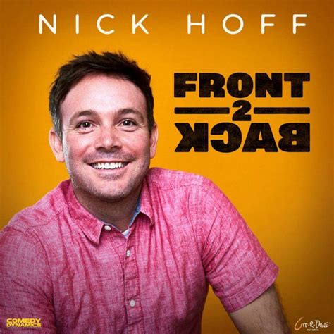 Comedy Dynamics To Release Nick Hoff Front 2 Back On Audio Streaming