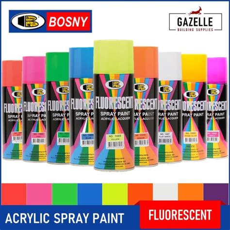 Bosny Fluorescent Spray Paint Fluorescent Colors Cc Ml