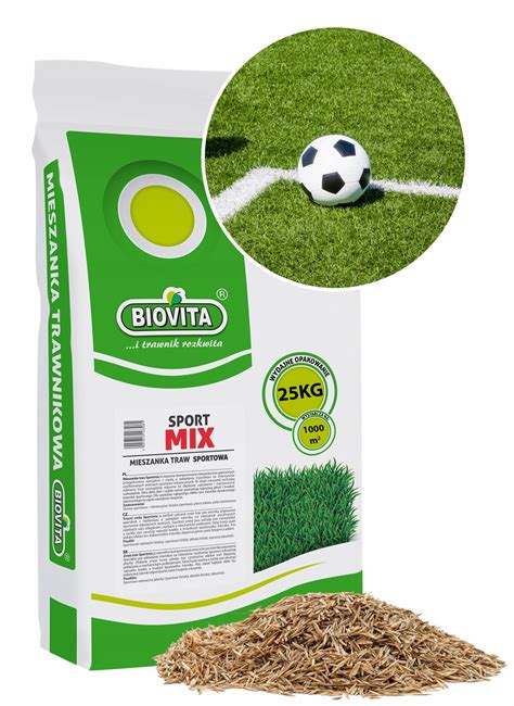 Trawa Sportowa BIOVITA Odporna Na Deptanie 25kg 5907813163098 Cena