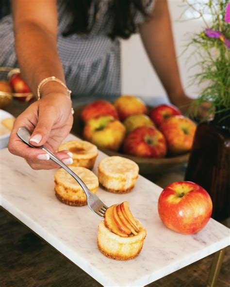 Mini Caramel Apple Cheesecakes The Ultimate Bite Size Treat Fashion Blog