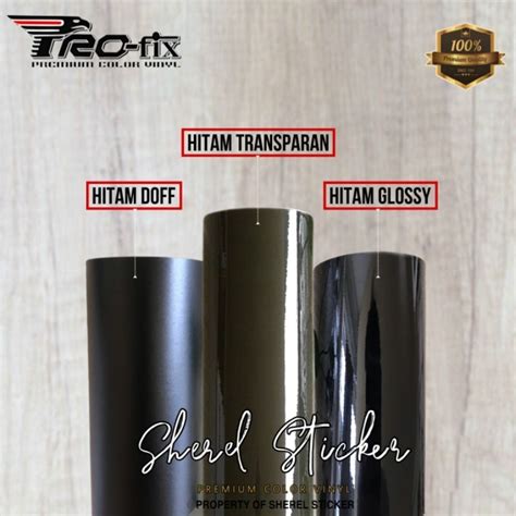 Jual Skotlet Hitam Transparan Hitam Glossy Hitam Doff Scotlite Profix