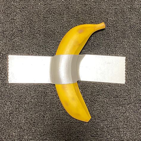 3d Printed Duct Tape Banana Art Etsy