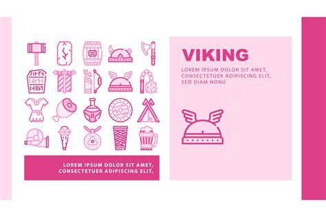 Viking Ancient Culture Landing Header Vector By Sevector Thehungryjpeg