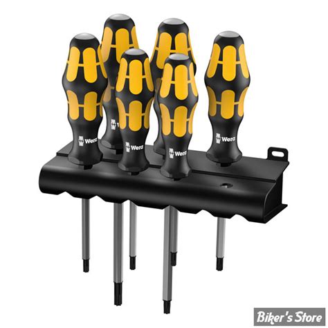 TOURNEVIS KIT TORX WERA SCREWDRIVER SET KRAFTFORM CHISEL SERIES