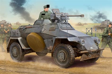 Sd Kfz 221 Leichter Panzerspahwagen Early Version Hobby Boss 83813