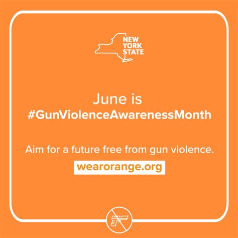 June Is Gun Violence Awareness Month