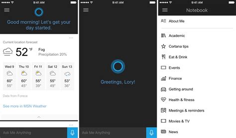 Microsoft Cortana Voice Assistant Launches For Android Ios Liliputing