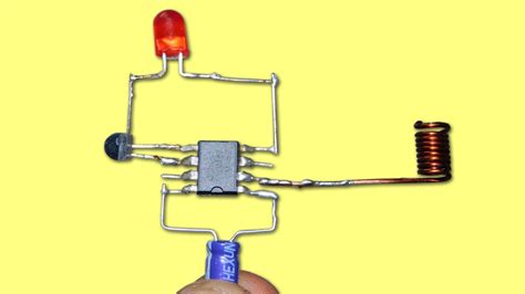 Touchless Ac Line Tester Circuit With Lm386bc547 Transistor Youtube