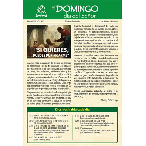 Evangelio Del Domingo 11 De Febrero 2025 Schedule - Eva Maya