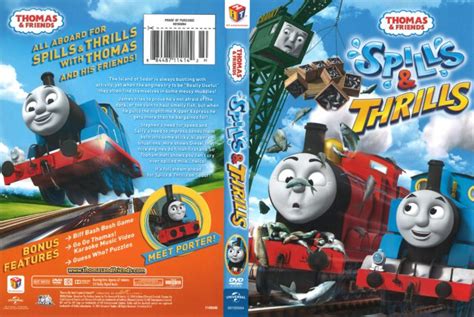 Thomas & Friends: Spills & Thrills (2014) R1 DVD Cover - DVDcover.Com