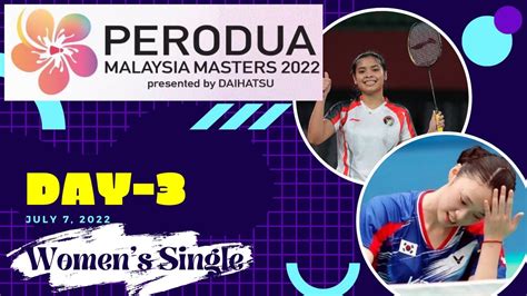 LIVE Score Gregoria Mariska TUNJUNG INA Vs KIM Ga Eun KOR