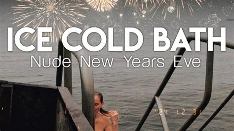 ICE COLD Winter Bath In The Nude NEW YEARS EVE Sweden Ep Gopro YouTube