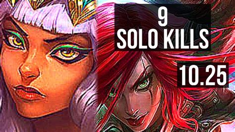 Qiyana Vs Katarina Mid Solo Kills Legendary Games