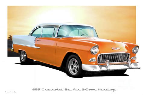 1955 Chevrolet Bel Air Two Door Hardtop Photograph By Dave Koontz Fine Art America