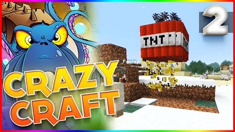 Minecraft Crazy Craft Ep Tnt Youtube