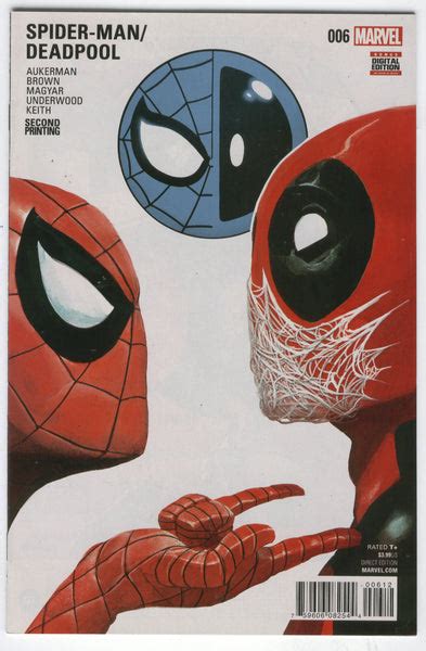 Spider Mandeadpool 6 Second Printing Vfnm East Bay Comics