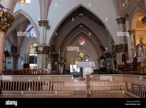 Interior Of Saint Marys Basilica In Shivajinagar Bengalooru