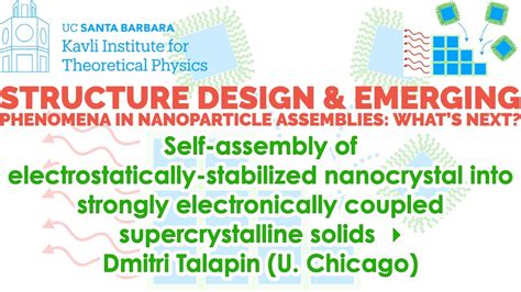 Self Assembly Of Electrostatically Stabilized Nanocrystal Into