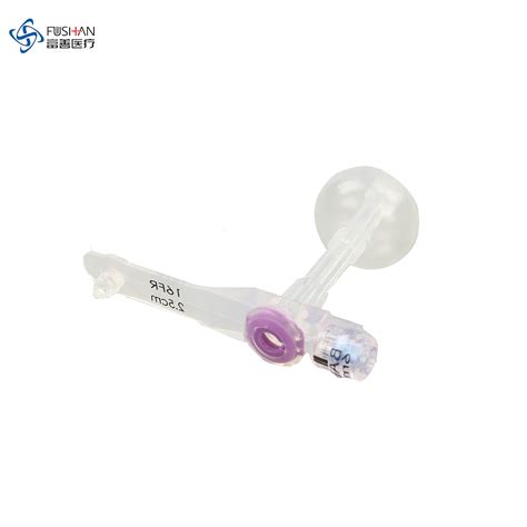 Factory Fushan Medical Silicone Gastrostomy Tube Low Profile