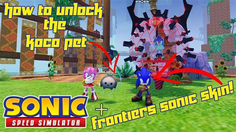 New Frontiers Sonic Skin Koco Pet Sonic Speed Simulator Youtube