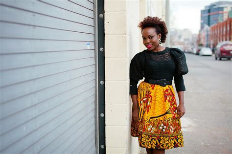 Ankara Skirt: Trees / Sew Urbane