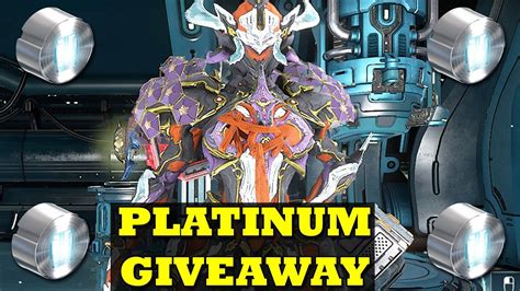 Warframe Platinum Giveaway For Pc Going On Now Youtube