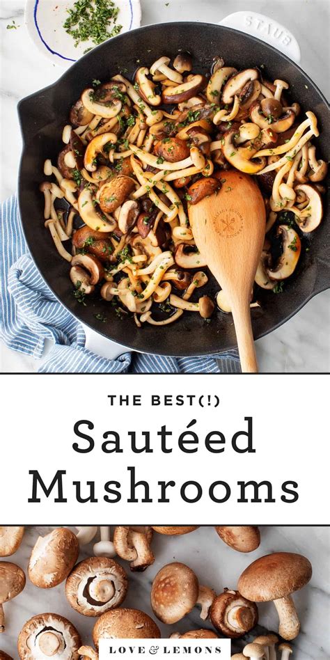 Sauteed Mushrooms Recipe Love And Lemons