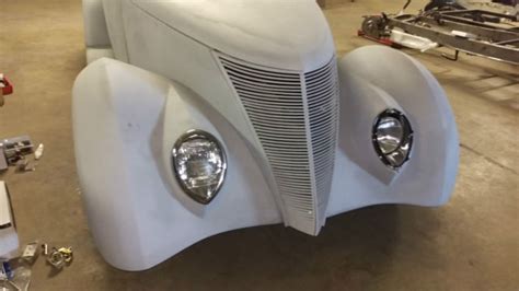 1937 Ford Custom Coupe Fiberglass Cab And New Chassis With Tons Of Parts For Sale Photos