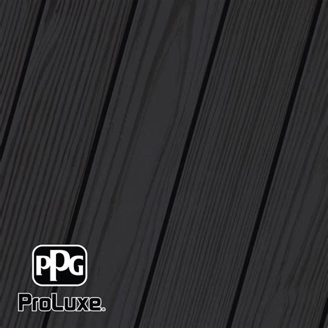 PPG ProLuxe 5 Gal HDG ST 420 Ebony SRD Exterior Semi Transparent