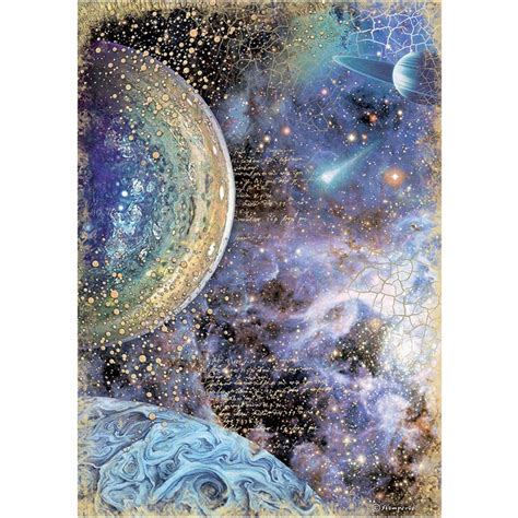 Papel Arroz D Coupage Cosmos Infinity Dfsa Provoca Arte