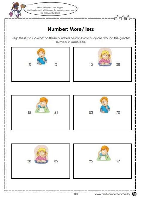 Math Magic Unveiled Dive Into Lkg Maths Worksheet Wonders At Print Learn Center By