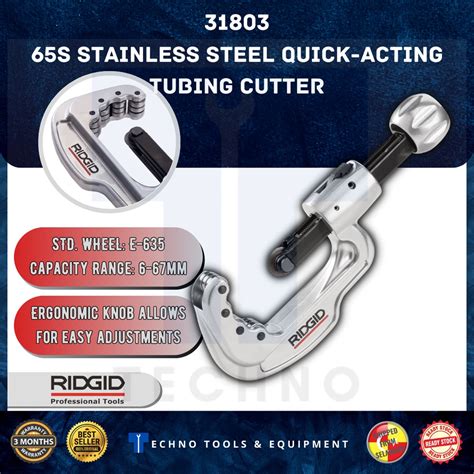 Ridgid S Stainless Steel Quick Acting Tubing Cutter E Stainless